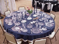 Crystolite Table Setting